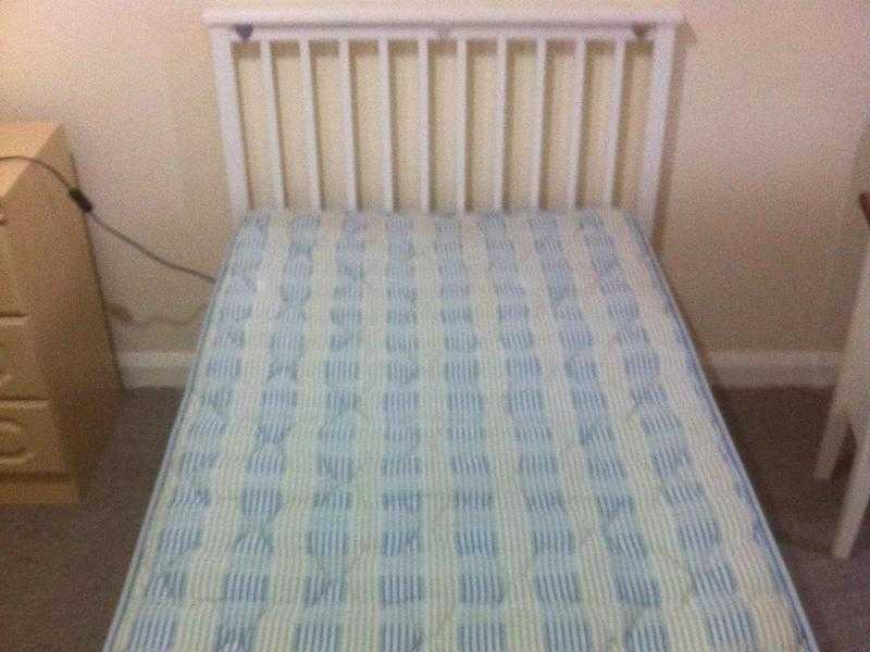 Solid wood single bed  mattress 50 ono