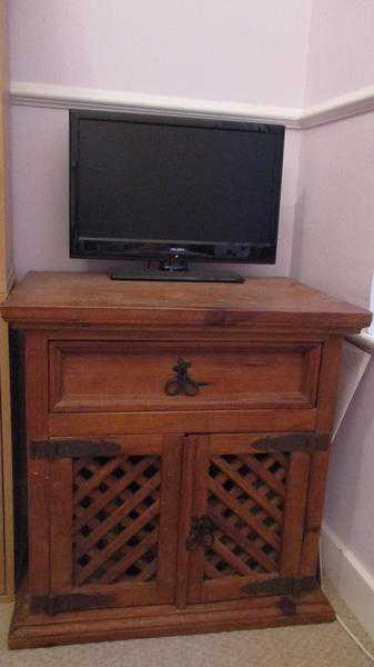 solid wood TV unit