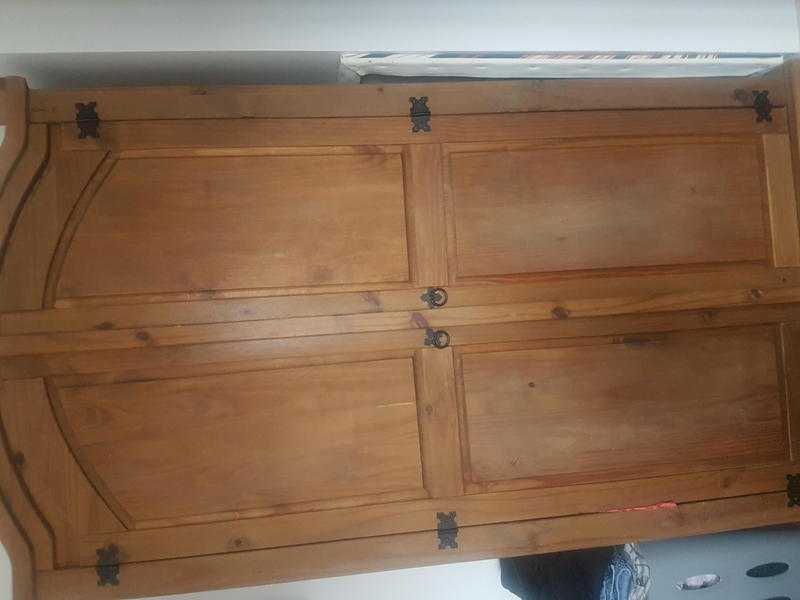 Solid wooden wardrobe