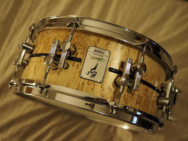 Sonor Benny Greb Artist series signature snare drum for sale.