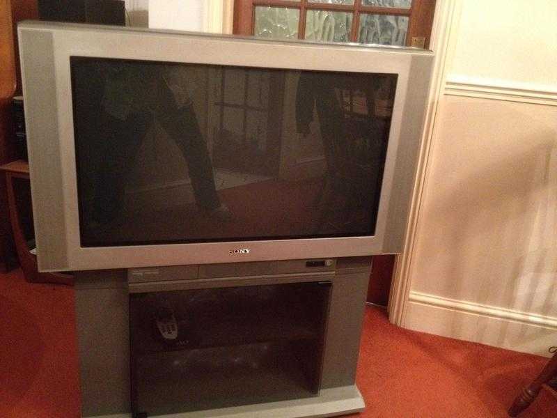 SONY 37quot TV with stand cabinet.