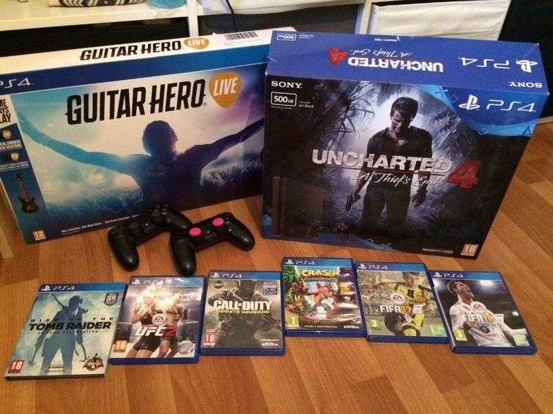 Sony Playstation 4 500gb PS4  Games Bundle