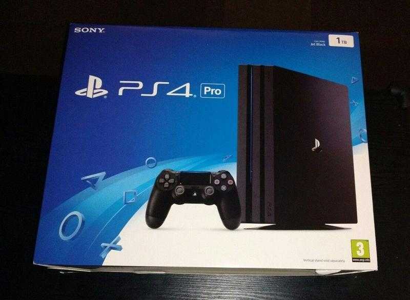 sony playstation 4 pro 1tb black new