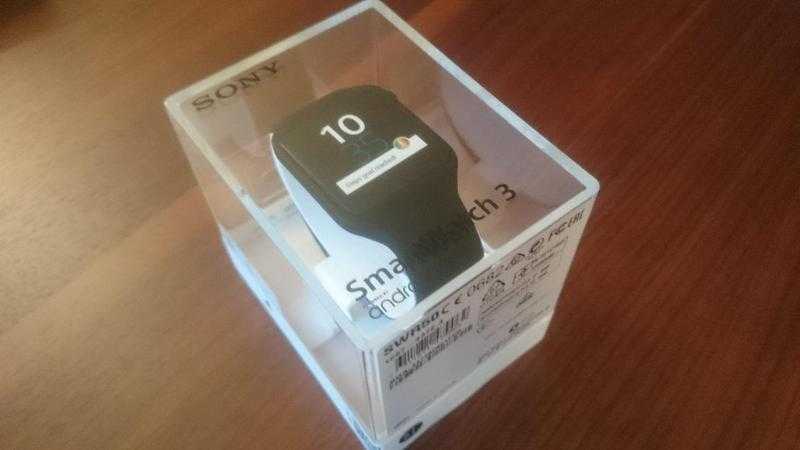 Sony Smartwatch 3 - Android Wear smart watch, wifi, gps, waterproof, excellent condition