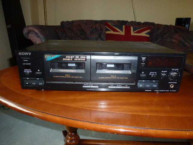 Sony Twin Deck Cassette Player TC-WR445