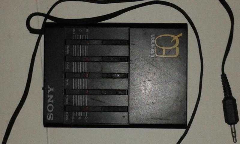 Sony Walkman SEQ-50 Graphic Equaliser.