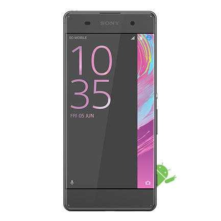 Sony Xperia XA 16GB Black  (Silver-67181)