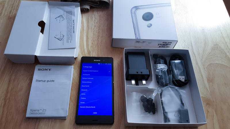 Sony Xperia Z3  16 GB  Black  UNLOCKED