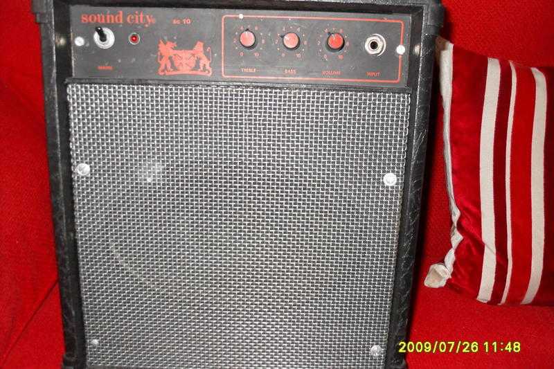 SOUND CITY SC10 PRACTICE GUITAR  AMPLIFIER 10 WATT