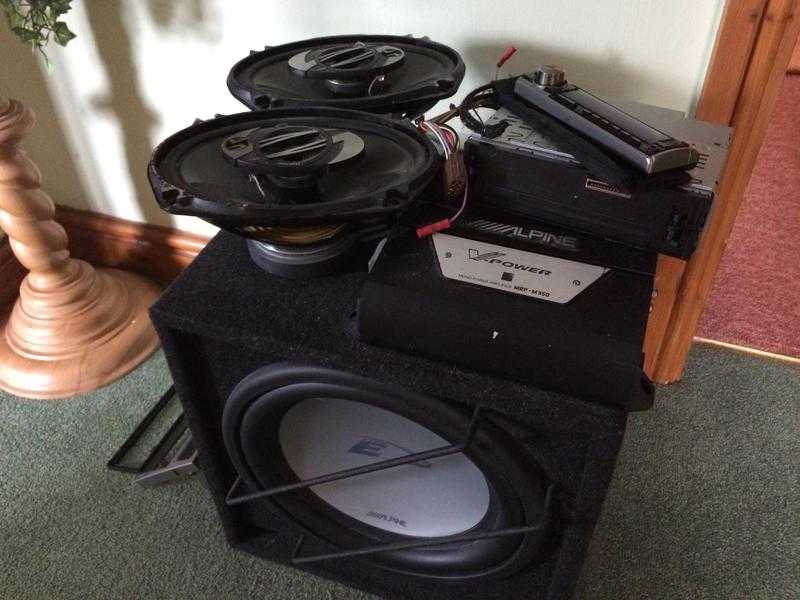 Sound System car audio job lot