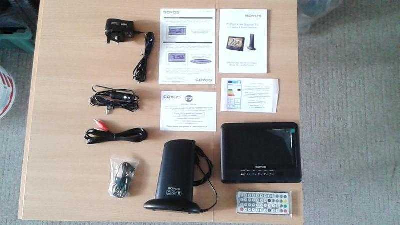 Sovos 7portable digital freeview tv.