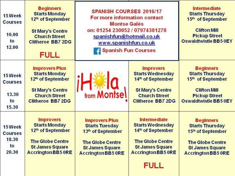 SPANISH  FUN COURSES - Hola from Montse