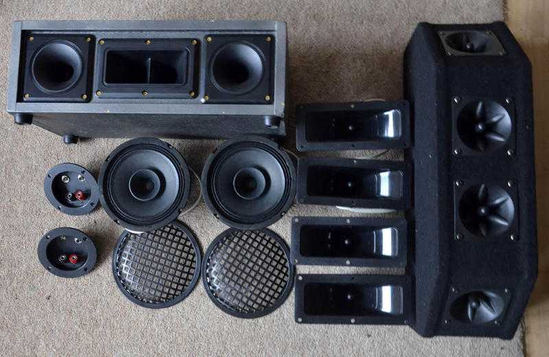 SPEAKERS - Various full-range drivers, SUB and horn tweeters