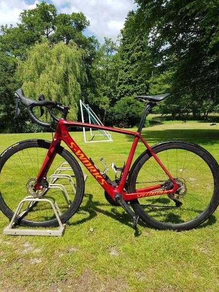 Specialized S Works Tarmac 54 cm Disc Ultegra In Red
