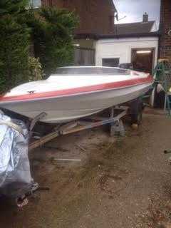 Speedboat for sale with Outboard 50 hp and trailer