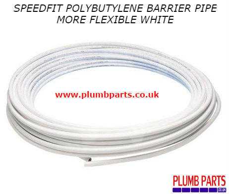 Speedfit Polybutylene Barrier Pipe More Flexible White  pipes amp hoses  Plumbparts.co.uk