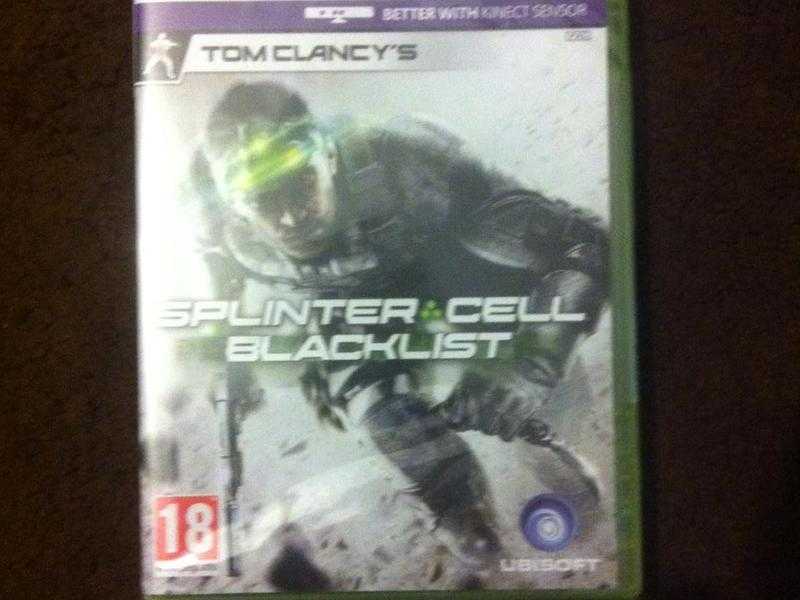 Splinter Cell Blacklist for xbox 360 - Brand new Game