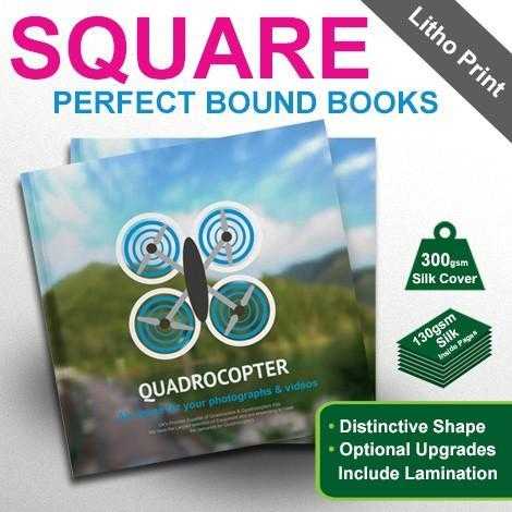 Square Perfect Bound Books Printing