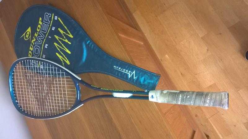 Squash racket (Dunlop) plus cover