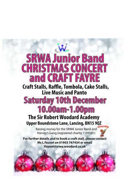 SRWA Junior Band Christmas Concert and Craft Fayre