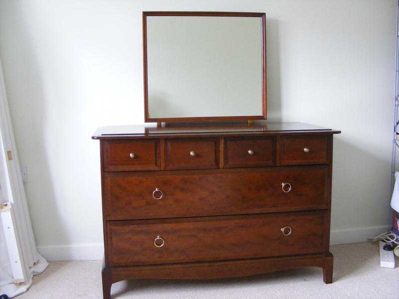 Stag Minstrel 6 drawer chest with mirror