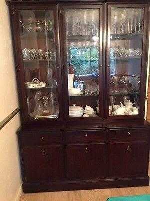 Stag Minstrel sideboard and illuminated glass dresser