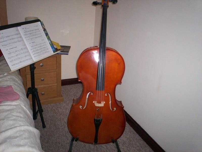 Stagg 44 Cello with ABS Case