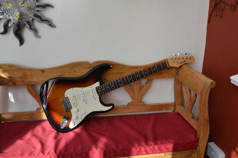 stagg strat type guitar