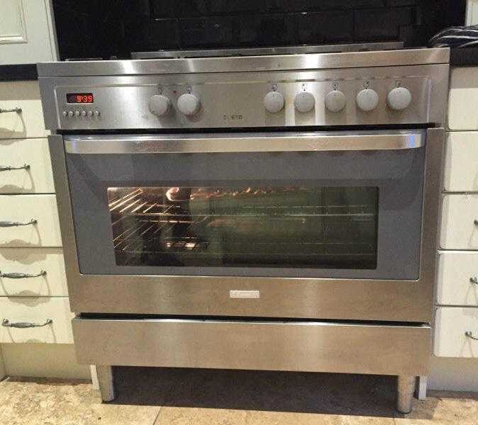 Stainless steel Electrolux 100cm Range cooker