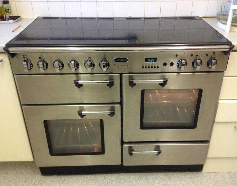 Stainless Steel Rangemaster Professional 110 Ceramic - Electric CookerRange