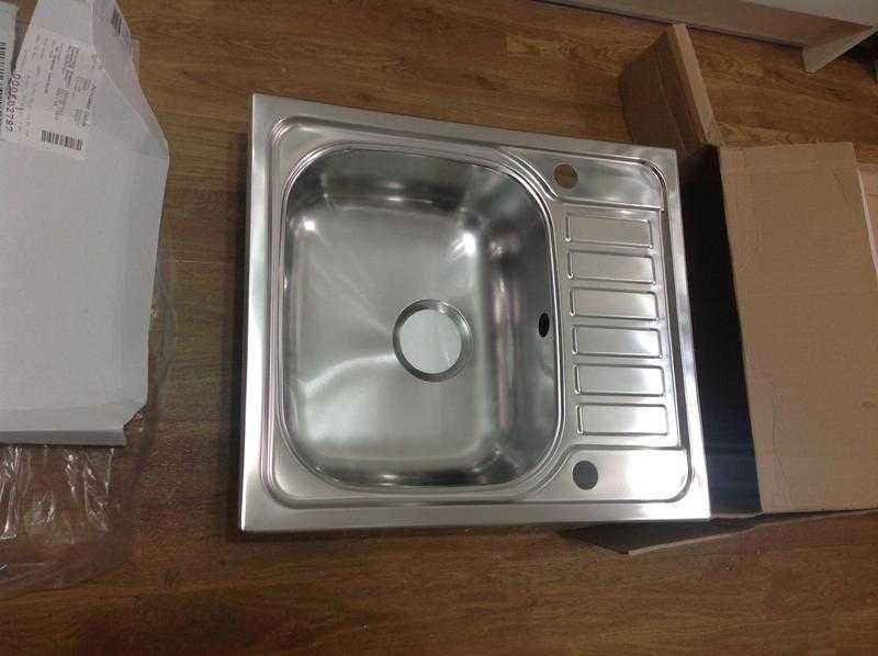 Stainless steel sink and drainer. Brand new.