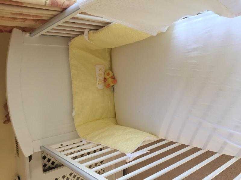 Standard cot and mattress