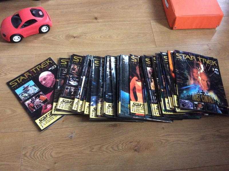 Star Trek the collectors edition magazines