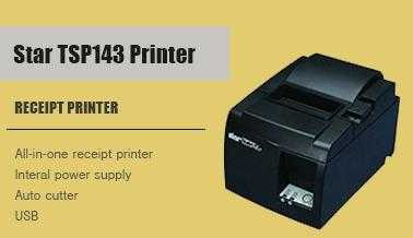 Star TSP100 series Thermal  Receipt Printer with USB, cutter-Tilldirect.com