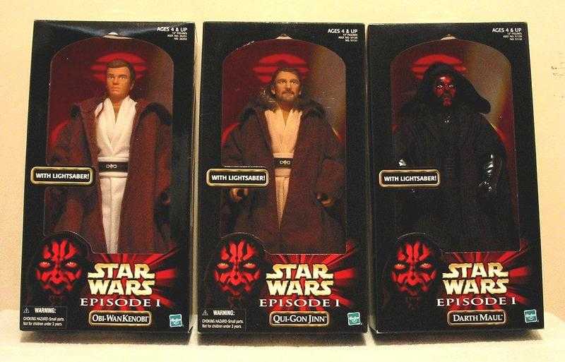 Star Wars Phantom Menace Hasbro 12 inch Figures