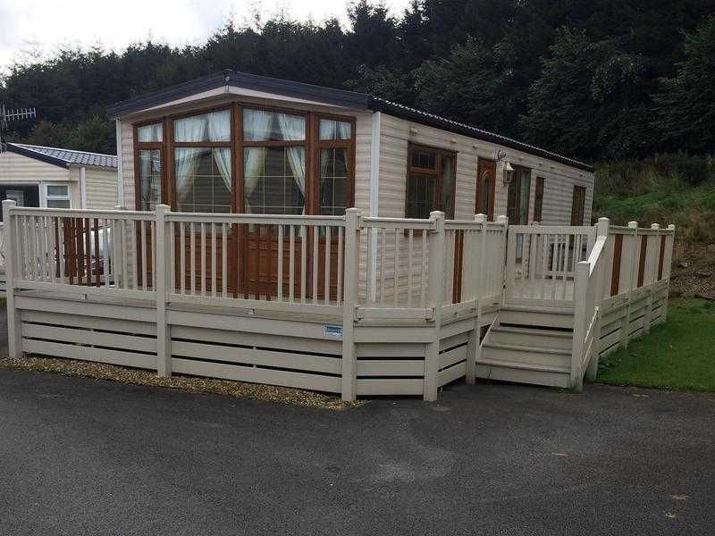 Static Caravan For Sale 12 Month Park HUGE DECK  BATH