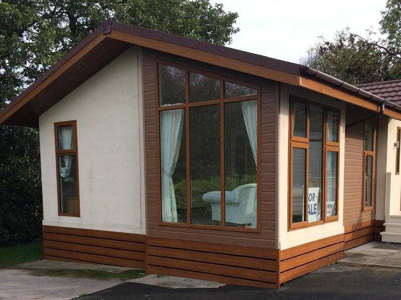 Static Caravan For Sale 12 Month Park  LODGE WITH DECK  PREMIUM PITCH