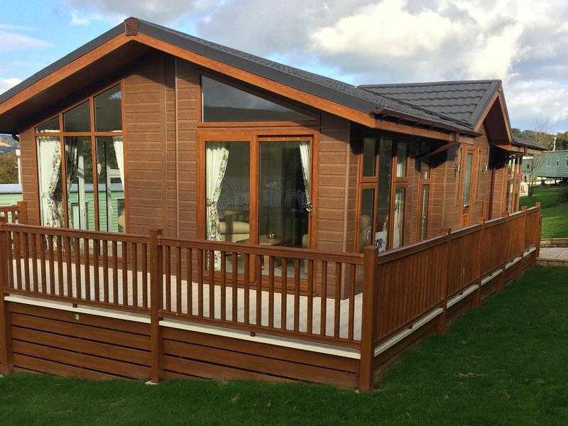 Static Caravan For Sale 12 Month Park LODGE  WRAP AROUND DECKING