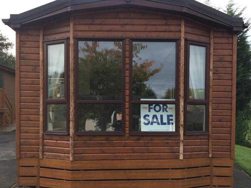 Static Caravan For Sale 12 Month Park LOG CABIN APPEAL