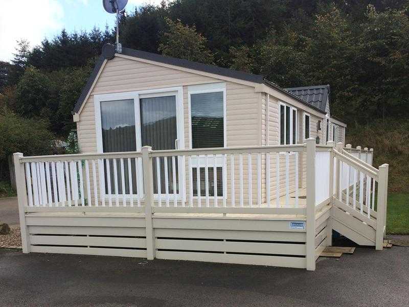 Static Caravan For Sale 12 Month Season  HUGE DECKING  STUNNING PITCH