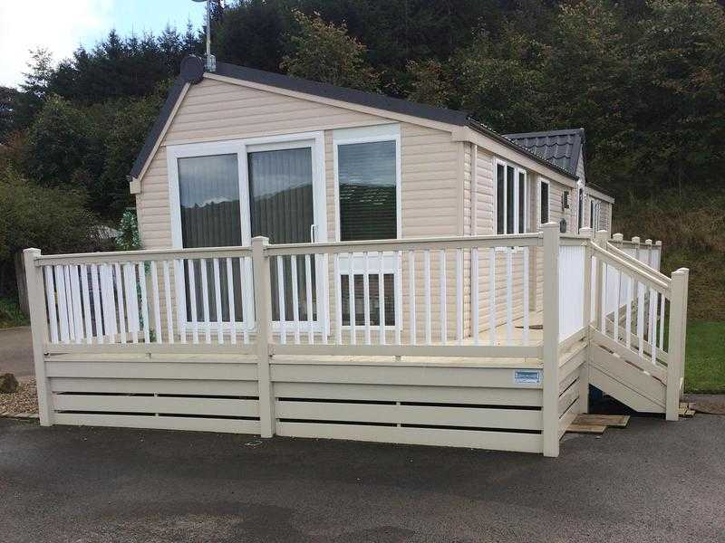 Static Caravan For Sale HUGE WRAP AROUND DECKING