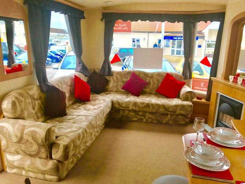 STATIC CARAVAN HOLIDAY HOME FOR SALE OCEAN EDGE NORTH WEST LAKES PET FRIENDLY