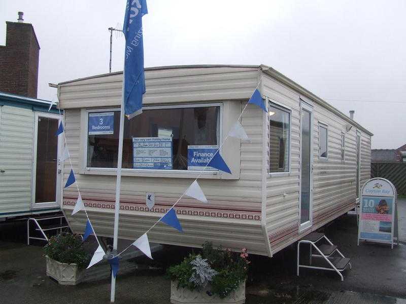 Static Caravan on the yorkshire coast between Scarborough and Filey