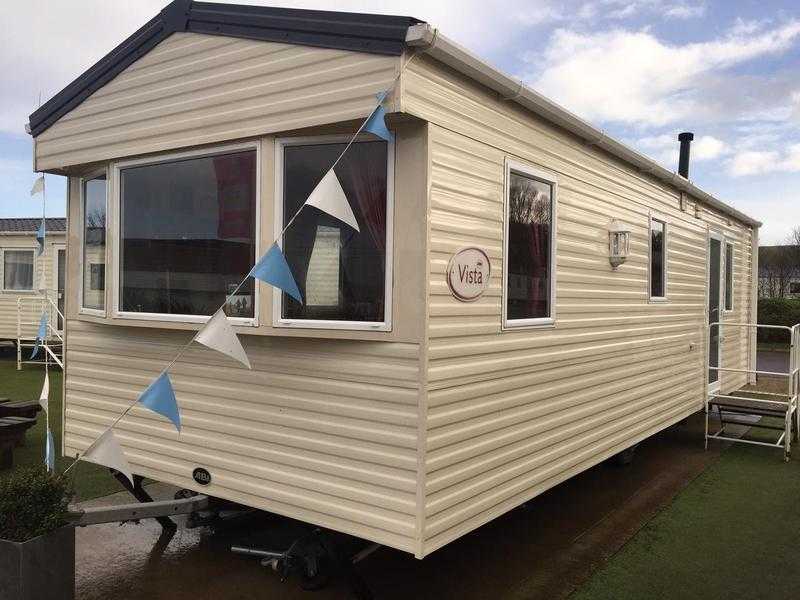 Static caravan sited at Doniford Bay, Somerset. ABI Vista 2011. 2 bedrooms