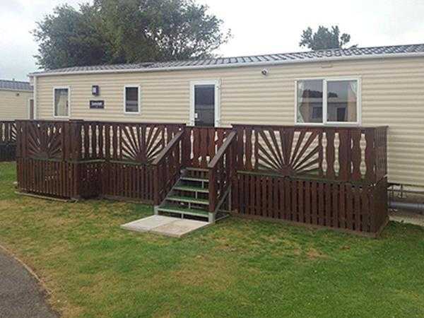 Static caravan sited for sale