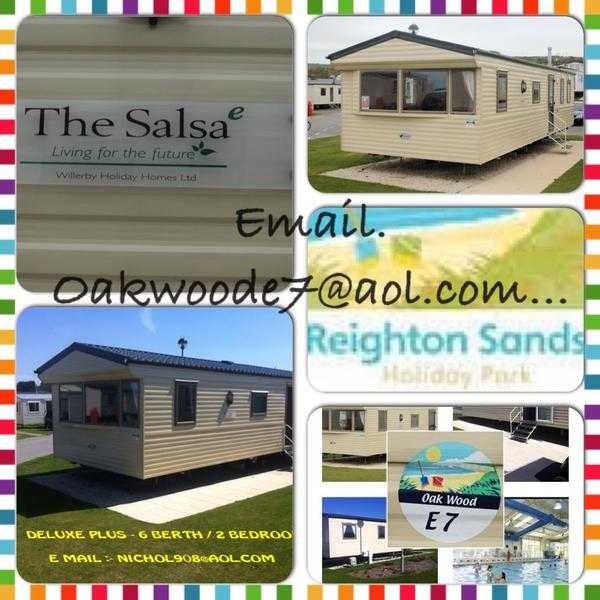 STATIC HOLIDAY CARAVAN FOR HIRE AT HAVEN REIGHTON SANDS