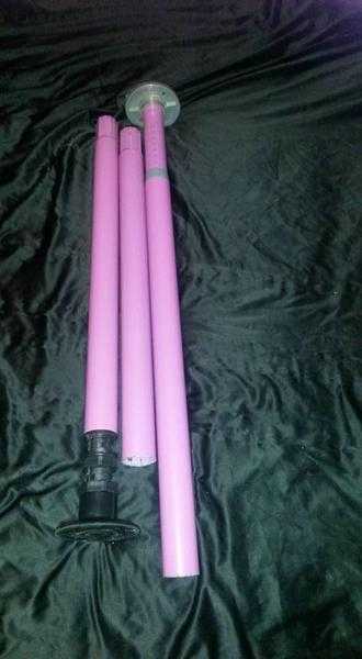 STATIC PINK POLE (POLE FITNESS)