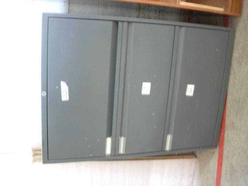 Steel filing cabinet