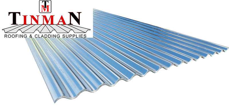 Steel  Metal  Tin  Wriggly Tin  Cladding  Roofing  Corrugated Galvanized 0.7mm