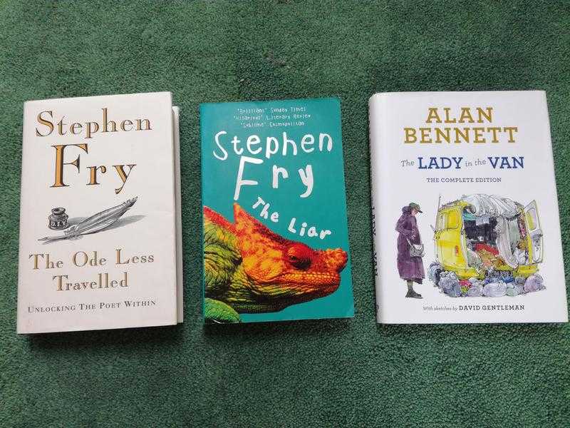 Stephen Fry amp Alan Bennett Books, very good condition